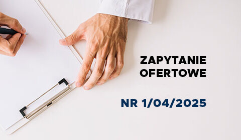 ZAPYTANIE OFERTOWE nr 1/04/2025