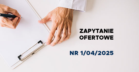 ZAPYTANIE OFERTOWE nr 1/04/2025